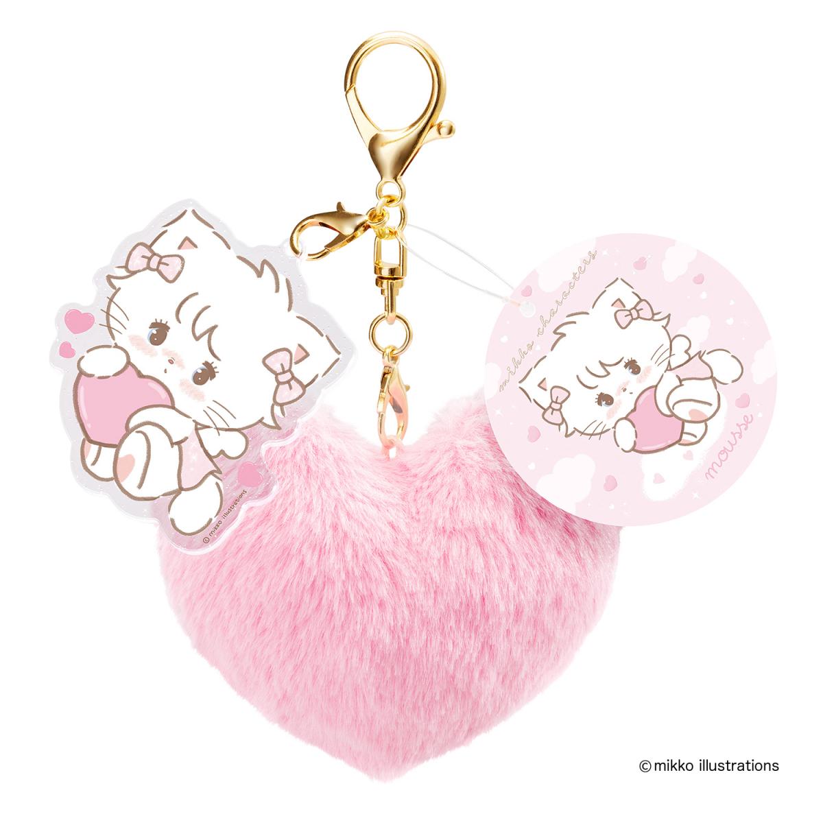 Mikko ふわふわキーホルダー＜ムース＞の商品画像