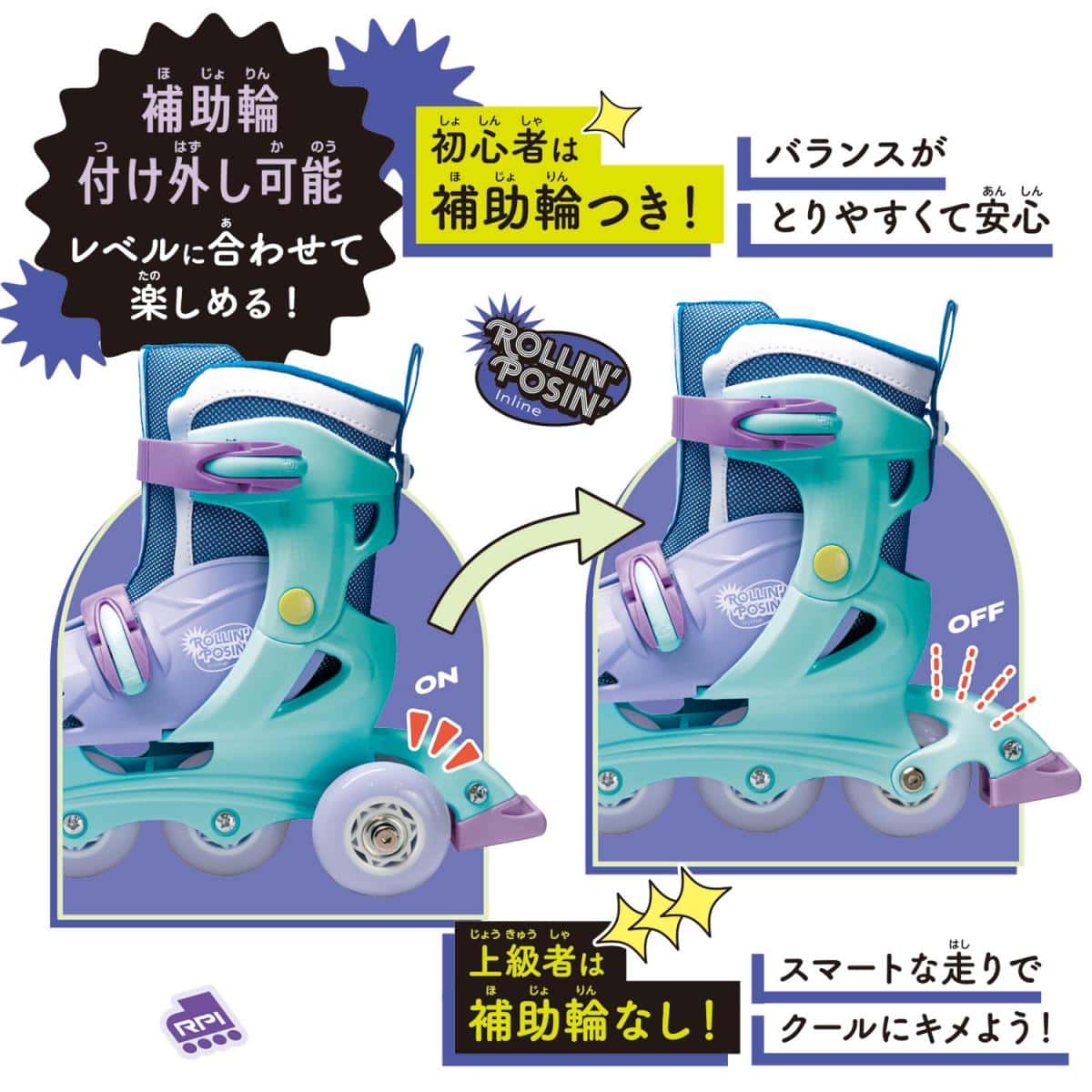 Rollin’ Posin’ Inline スマート ブルーの商品画像6