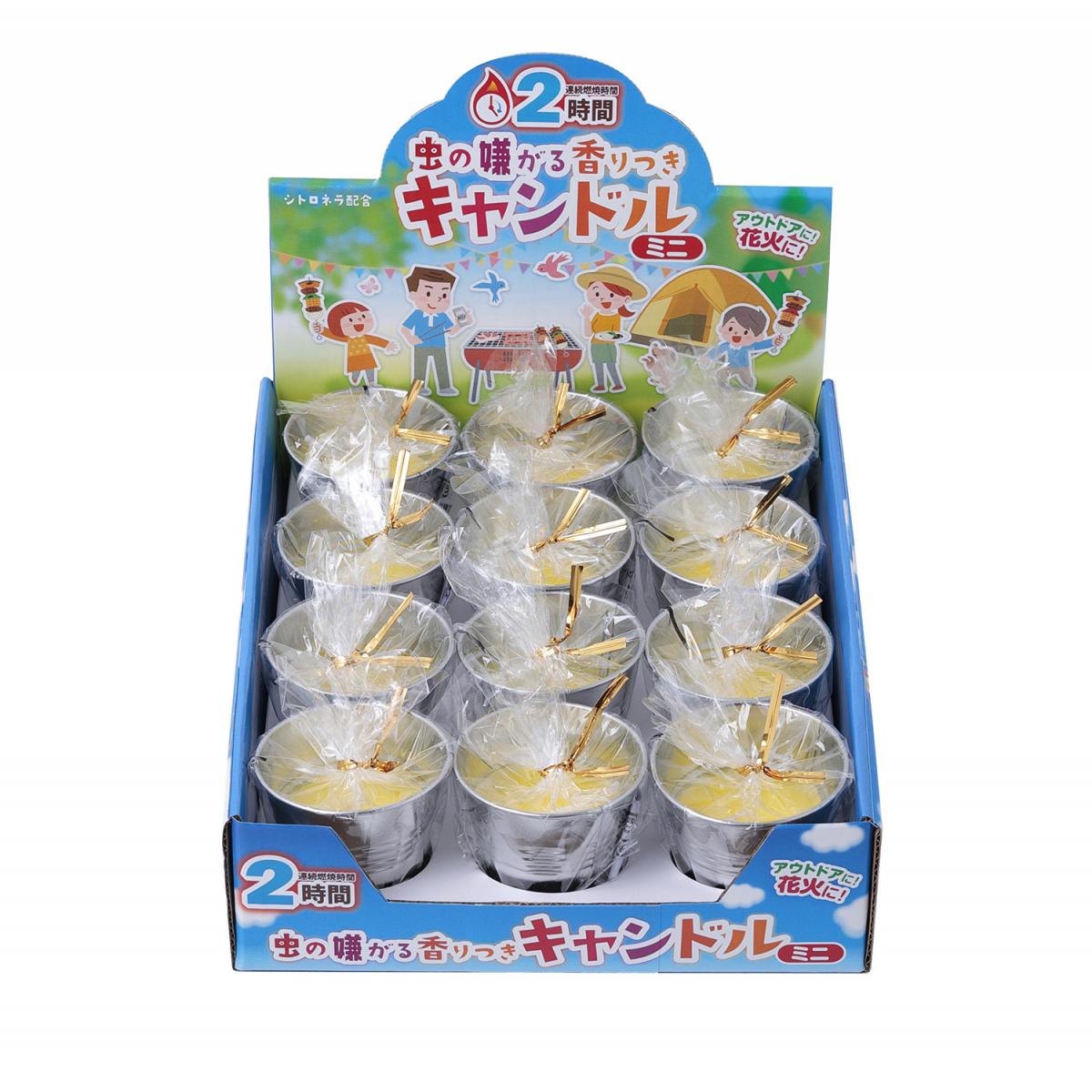 虫の嫌がる香りつきキャンドルｍｉｎｉの商品画像