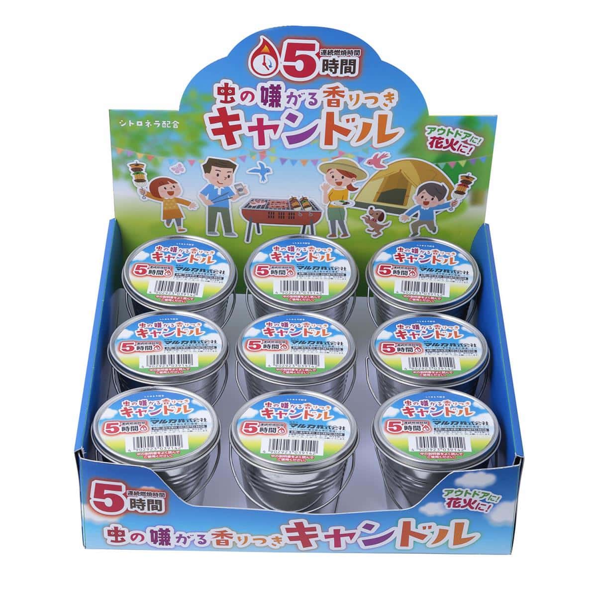 虫の嫌がる香りつきキャンドルの商品画像
