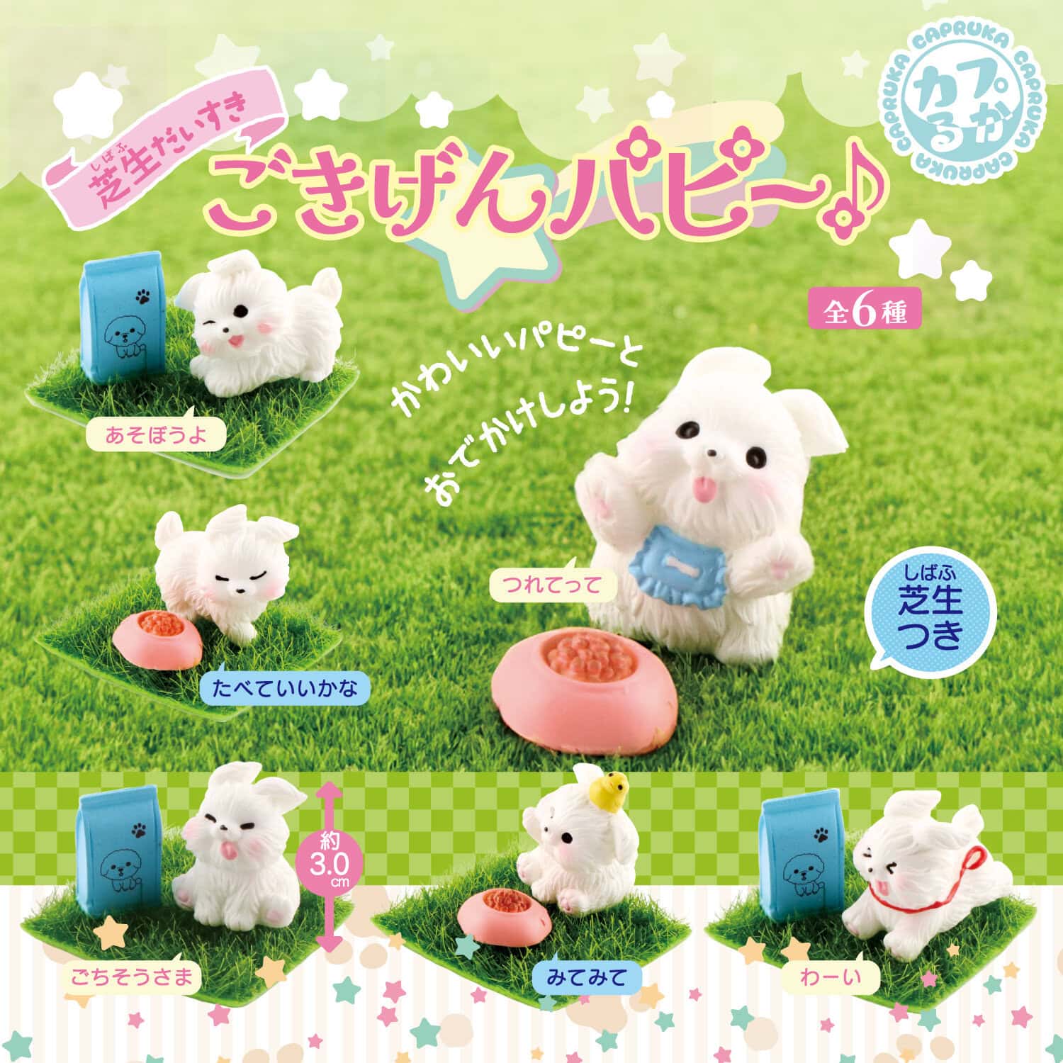 芝生だいすき　ごきげんパピー♪の商品画像