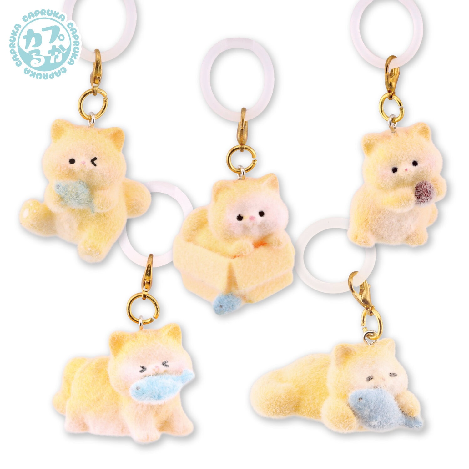 ふんわりにゃんこデイズめじるしフロッキーチャームの商品画像2