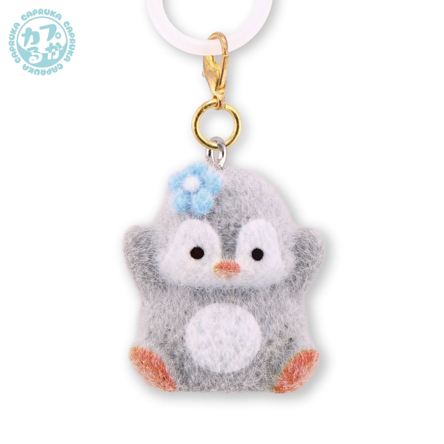 ふわふわペンギンめじるしフロッキーチャームの商品画像3