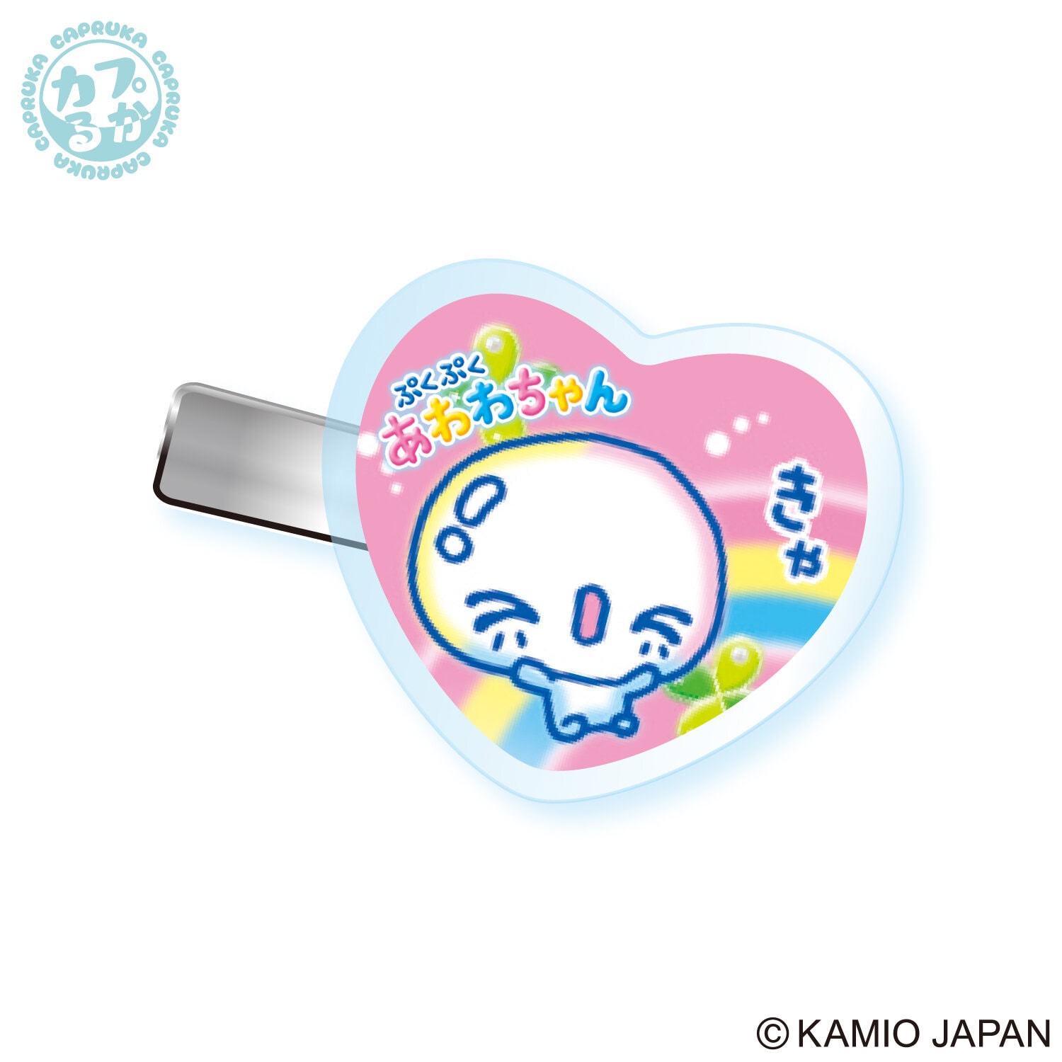 平成ファンシー　おはじきシール風まえがみクリップ2の商品画像3